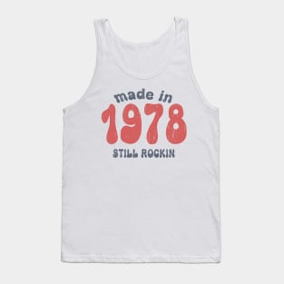 Made in 1978 still rocking vintage numbers Tank Top